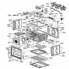 Part Location Diagram of EBR80108105 LG PCB ASSEMBLY,MAIN
