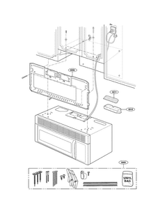 Part Location Diagram of 3850W2A228E LG Label,Cooking Guide