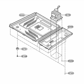 Base Plate Parts Diagram and Parts List for MS114SA MWEGSC LG Range