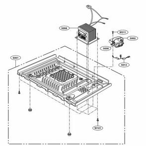 Part Location Diagram of EAE62927703 LG CAPACITOR,HIGH VOLTAGE