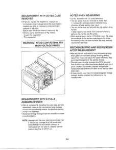 Service Information Page 2 Diagram and Parts List for MA-1905W  LG Microwave