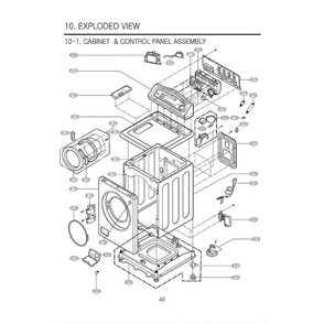 Section 2 Diagram and Parts List for WM2032HS ATTEEUS LG Washer