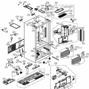 Part Location Diagram of EBR83806913 LG PCB ASSEMBLY,MAIN