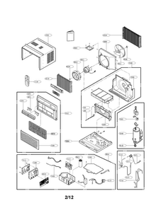 Part Location Diagram of 4995A10113L LG CASE ASSEMBLY,CONTROL
