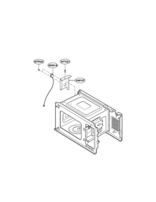 Sensor Parts Diagram and Parts List for LMH1017CVST01  LG Microwave