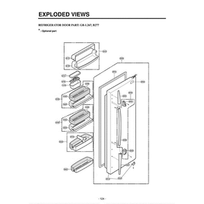 Section 5 Diagram and Parts List for LSC26945TT ATICLGC LG Refrigerator