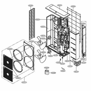 Part Location Diagram of MDG62002901 LG FAN,PROPELLER