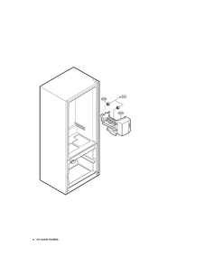 Ice Maker Parts Diagram and Parts List for LRDC20731WW  LG Refrigerator