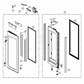 Part Location Diagram of EAV63672401 LG LED ASSEMBLY