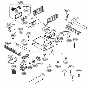 Part Location Diagram of MJS64351801 LG TRAY,DRIP