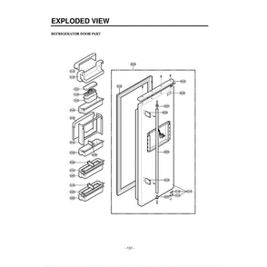 Section 7 Diagram and Parts List for LRSPC2661T ATICLGA LG Refrigerator