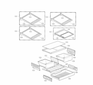 Refrigerator Parts Diagram and Parts List for 79573059410  Kenmore Refrigerator