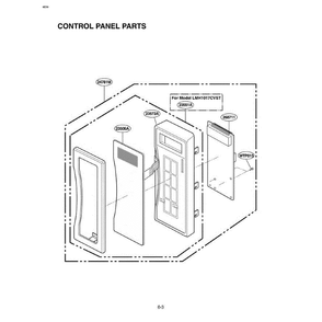 Section 2 Diagram and Parts List for LMH1017CVST AS1ELGA LG Microwave Oven Combo