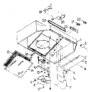 Model 233.5108010 Diagram and Parts List for 2335167810  Kenmore Range Hood