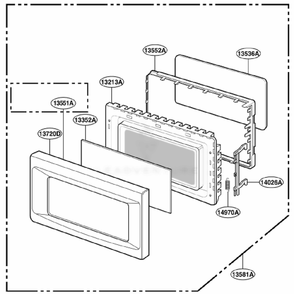 Part Location Diagram of 3552W0A004A LG CHOKE COVER
