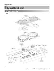 Diagram 1 Diagram and Parts List for ZCHH017HDGC ABEAAAU LG Air Conditioner