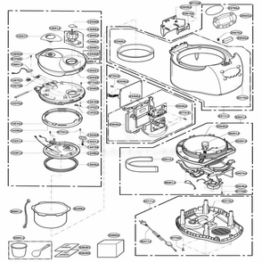 Part Location Diagram of 4970W4A019C LG SPRING