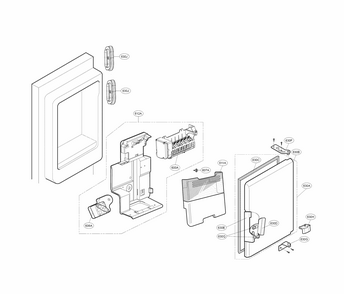 Ice Maker Part Diagram and Parts List for 79579983510  Kenmore Refrigerator
