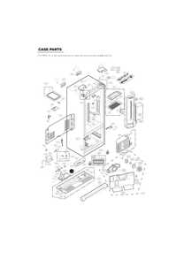 Introduction Diagram and Parts List for GC-B258USNP ASTCSE5 LG Refrigerator