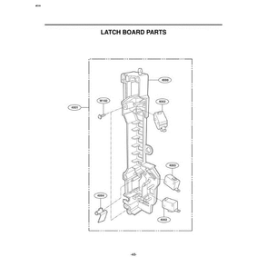 Section 4 Diagram and Parts List for LMVM2055SB ABKELGA LG Microwave Oven Combo