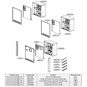 Main 7 Diagram and Parts List for ACAH050VDTB AAAAAAU LG Air Conditioner