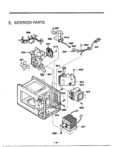 Microwave Complete Page 6 Diagram and Parts List for MA-880MW  LG Microwave