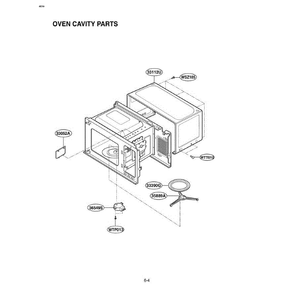 Section 4 Diagram and Parts List for LMA1150SV CSLELGA LG Microwave Oven Combo