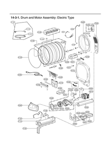 Part Location Diagram of 5209EL1006N LG DUCT ASSEMBLY