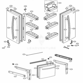 Part Location Diagram of MBL64937701 LG CAP,COVER