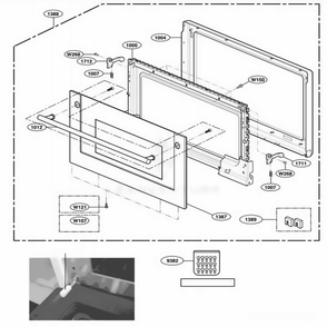 Part Location Diagram of 4026W1A033A LG LOCKER