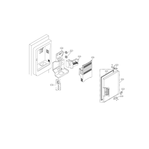 Ice Maker And Ice Bank Diagram and Parts List for LFX23961SB 00 LG Refrigerator