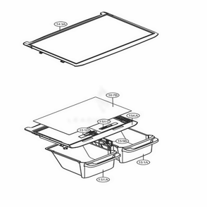 Refrigerator Parts Diagram and Parts List for LTCS20030S ASTCNA0 LG Refrigerator