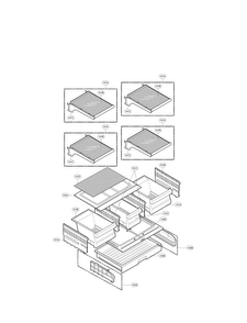 Refrigerator Parts Diagram and Parts List for LFC21776ST 05 LG Refrigerator
