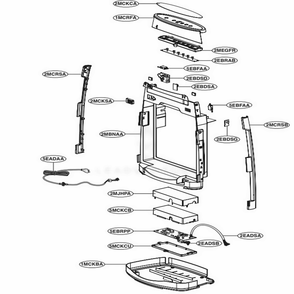 Part Location Diagram of EBD62185401 LG SENSOR ASSEMBLY