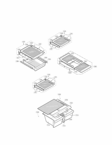 Refrigerator Parts Diagram and Parts List for 79569912903  Kenmore Refrigerator