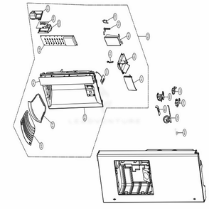 Part Location Diagram of EBR73964002 LG PCB ASSEMBLY,DISPLAY