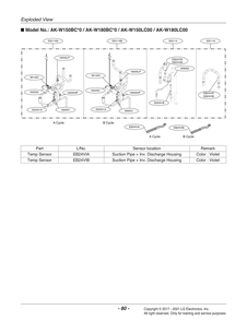 Diagram 6 Diagram and Parts List for AK-W150LC00 ADGBLCL LG Air Conditioner