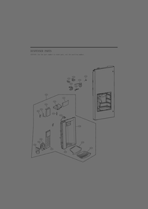 Dispenser Diagram and Parts List for GC-L28AGSXM ASTCNA0 LG Refrigerator