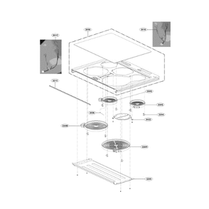 Part Location Diagram of AGU75049009 LG PLATE ASSEMBLY,UPPER