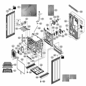 Part Location Diagram of EAD64146401 LG HARNESS,SINGLE
