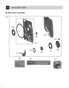 Diagram 4 Diagram and Parts List for DLHC5502W ABWEEUS LG Dryer