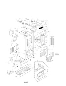 Part Location Diagram of MCK63780305 LG COVER,HINGE