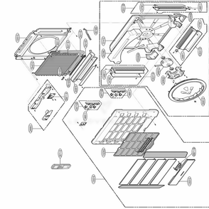 Part Location Diagram of 5238A20020A LG GUIDE,AIR