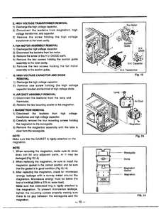 Disassembly/parts Replacement Page 2 Diagram and Parts List for MA-880MW  LG Microwave