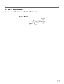 Ice Maker And Ice Bin Parts Diagram and Parts List for GR-B238NSNM ASTCNA2 LG Refrigerator