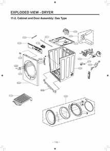 Diagram 2 Diagram and Parts List for W3S1CVK2ENS ABLEEUS LG Washer