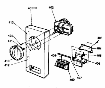 Control Panel Parts Diagram and Parts List for 7218801080  Kenmore Microwave