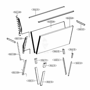 Part Location Diagram of ABA74088607 LG BRACKET ASSEMBLY