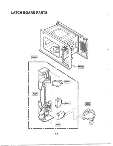Microwave Complete Page 5 Diagram and Parts List for MA-972MW  LG Microwave