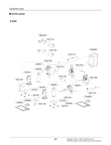 Diagram 4 Diagram and Parts List for ACHH033VBAB ABEAAAU LG Air Conditioner